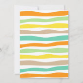 Wild One Woodland Animals 1e verjaardag uitnodigen Kaart (Achterkant)