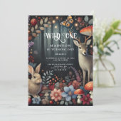 Wild One Woodland Animals Kind wordt voor de eerst Kaart (Staand voorkant)