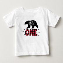 Wild One Woodland Beer Pset 1st Birthday T-Shirt
