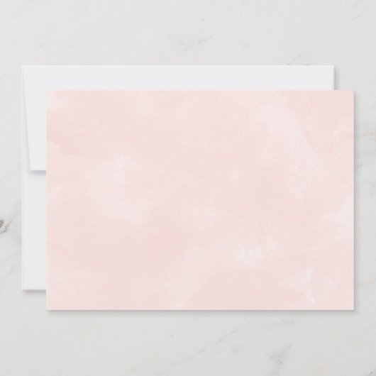 Wild One Woodland Girl Foto Eerste Verjaardagsfees Kaart (Achterkant)