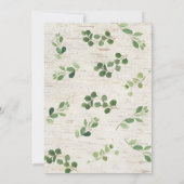 Wild One Woodland Party Animals 1st Birthday Kaart (Achterkant)