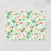 Wild One Woodland Safari Verjaardag Informatiekaartje (Achterkant)