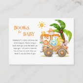 Wild One Woodland Safari Verjaardag Informatiekaartje (Voorkant)