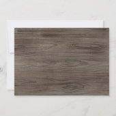 Wild One Woodland Tribal Animals Verjaardagsfoto Kaart (Achterkant)