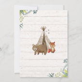 Wild One, Woodland, Tribal Kaart (Achterkant)