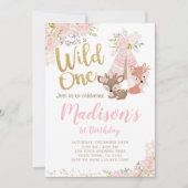 Wild One, Woodland, Tribal Kaart (Voorkant)