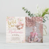 Wild One, Woodland, Tribal Kaart (Staand voorkant)