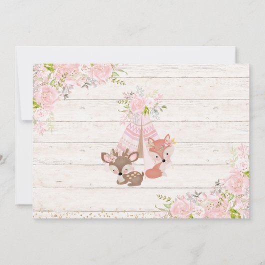 Wild One, Woodland, Tribal Kaart (Achterkant)