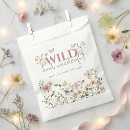 Wild & Onederful Wildflower 1st Birthday Party Bedankzakje