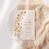 Wild & Onederful Wildflower Meisje 1e Verjaardag Kaart