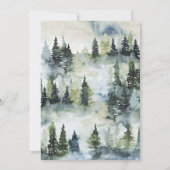 Wild Onederful Woodland Animal First Birthday Kaart (Achterkant)