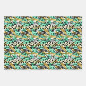 Wild Ones Safari Dieren Bont Prints Patronen Inpakpapier Vel (Voorkant 3)