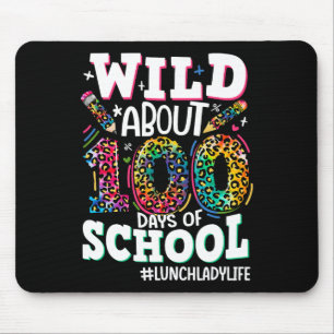 Wild Ongeveer 100 dagen van school Luipaard Lunch  Muismat