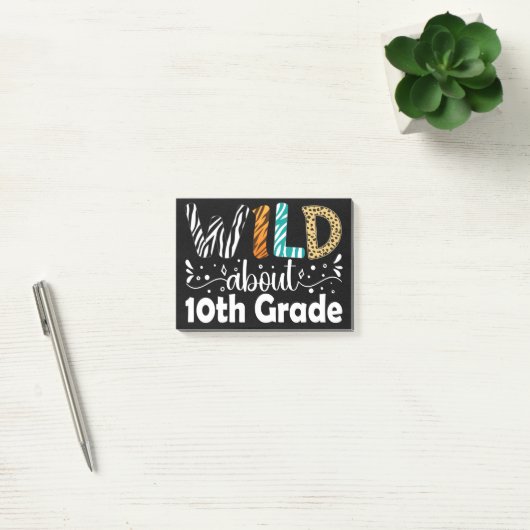 Wild Ongeveer 10e klas Terug naar school Tiende kl Post-it® Notes (Kantoor)