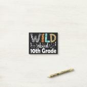 Wild Ongeveer 10e klas Terug naar school Tiende kl Post-it® Notes (Op bureau)