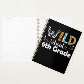 Wild Ongeveer 6e klas Grappig Terug naar school ge Planner (Display)
