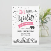 Wild op avontuur Eerste verjaardag Uitnodiging Mei