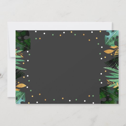 Wild Op een dag uitnodiging Wilde Dingen Verkomst (Achterkant)