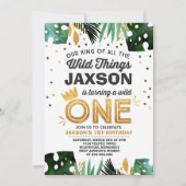 Wild Op een dag uitnodiging Wilde Dingen Verkomst (Voorkant)