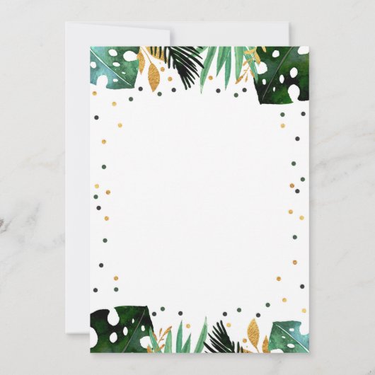 Wild Op een dag uitnodiging Wilde Dingen Verkomst (Achterkant)