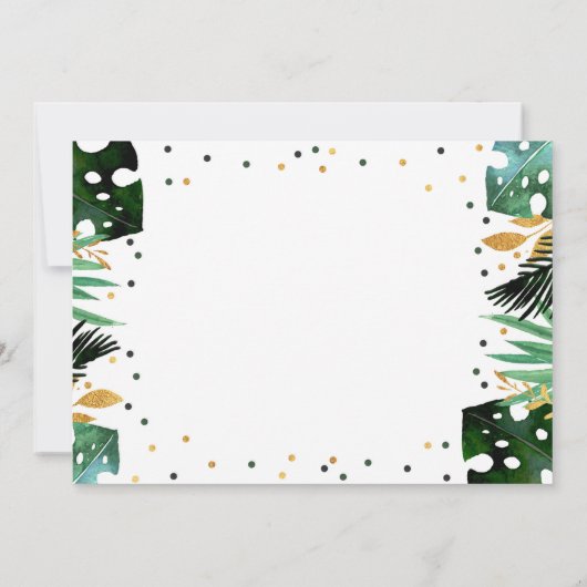 Wild Op een dag uitnodiging Wilde Dingen Verkomst (Achterkant)