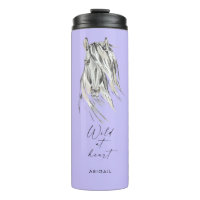 Wild op Heart Custom Name Lavender