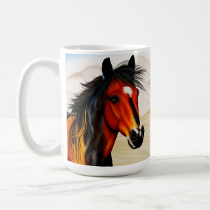 Wild op het hart - een Western pionnen Pony Koffiemok