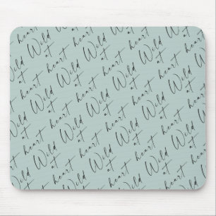 Wild op het hoogtepunt Lichte Sage Muismat