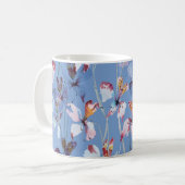 Wild Orchid Elegance: Waterverf Luxury Koffiemok (Voorkant links)