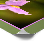 Wild Orchid Flower Abstract Poster (Hoek)