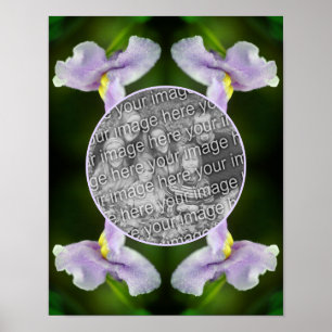Wild Orchid Flower Lijst Voeg je eigen foto toe Poster