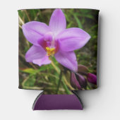 Wild Orchid Paarse Tropische Bloem Blikjeskoeler (Voorkant)