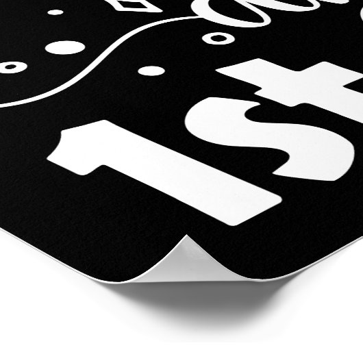 Wild Over 1e klas Grappig Eerste klas Poster (Hoek)