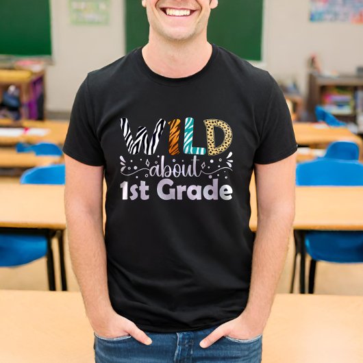 Wild Over 1e klas Grappig Eerste klas T-shirt