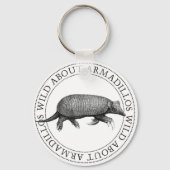 Wild over Armadillos Sleutelhanger (Voorkant)