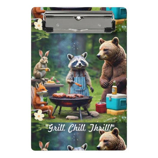 Wild over BBQ Mini Klembord (Voorkant)