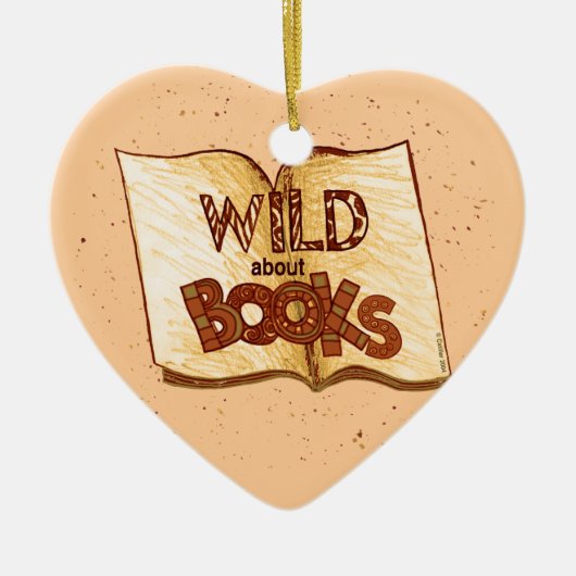 Wild Over Boeken die het Ornament van het Hart lez (Voorkant)