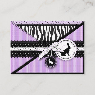 Wild Over Bunnies Herinder Notecard Informatiekaartje