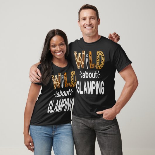 Wild Over Camping Camping en Glamping T-shirt (Unisex)