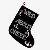 Wild over Cheer Christmas Stocking Grote Kerstsok (Voorkant (Hangend))