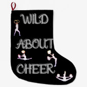 Wild over Cheer Christmas Stocking Grote Kerstsok (Voorkant)