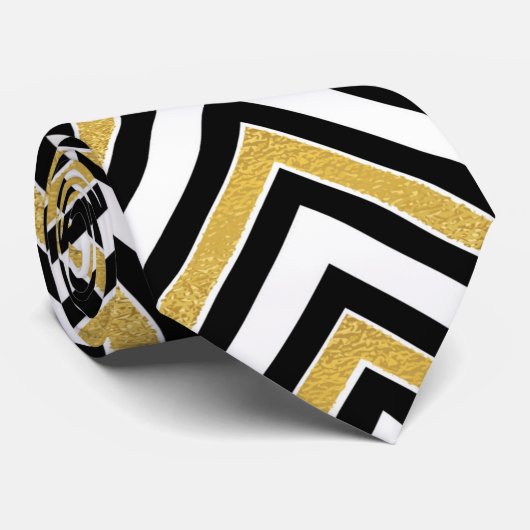 Wild Over Chevron Stropdas (Opgerold)