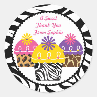 Wild Over Cupcakes Label