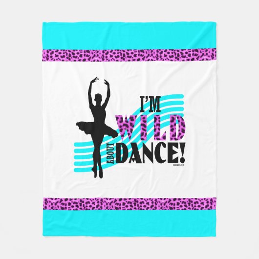 Wild Over Dance Fleece Deken (Voorkant)