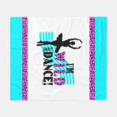 Wild Over Dance Fleece Deken (Voorkant (Horizontaal))
