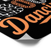 Wild Over Dansen - Typografie van dierenpatronen Poster (Hoek)