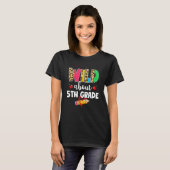 Wild Over de 5e klas Lopard T-shirt (Voorkant volledig)