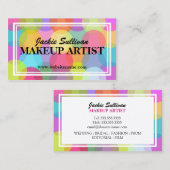 Wild over de artiest van de Kleur Makeup Visitekaartje (Voorkant / Achterkant)