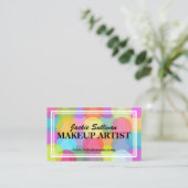 Wild over de artiest van de Kleur Makeup Visitekaartje (Staand voorkant)