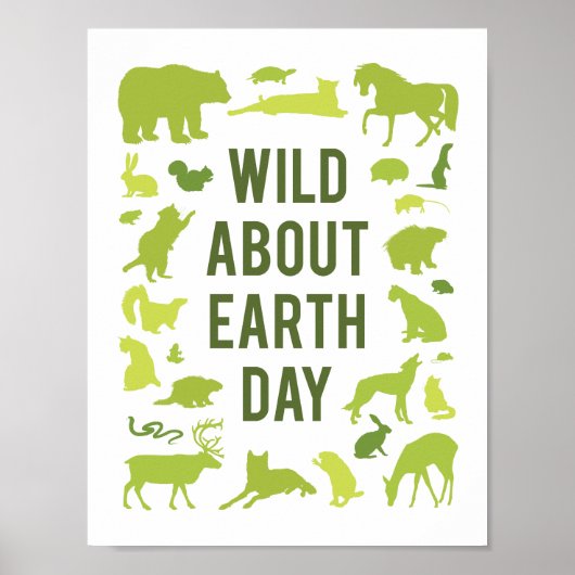 Wild Over Earth Day Poster (Voorkant)